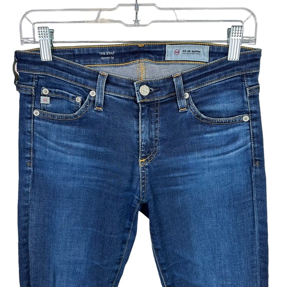 Adriano Goldschmied The Stilt Cigarette Leg Jeans Womens Skinny Mid Rise 25 - Picture 2 of 14